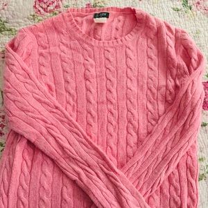 J crew pink sweater